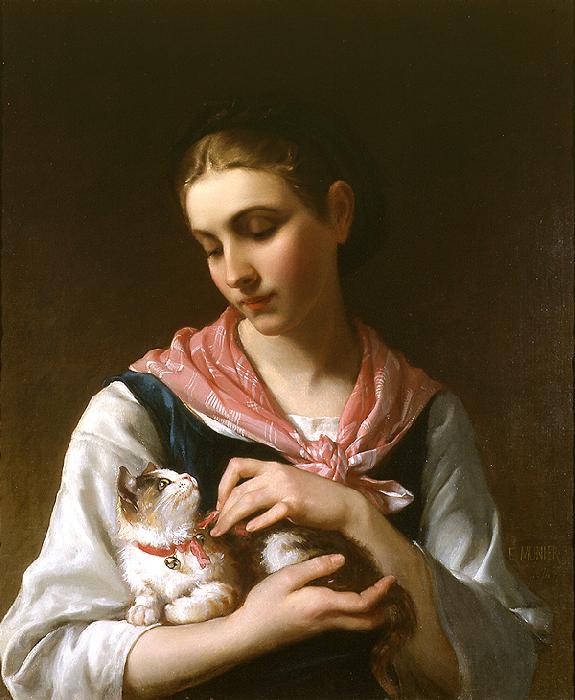 Emile Munier A Special Moment oil painting image